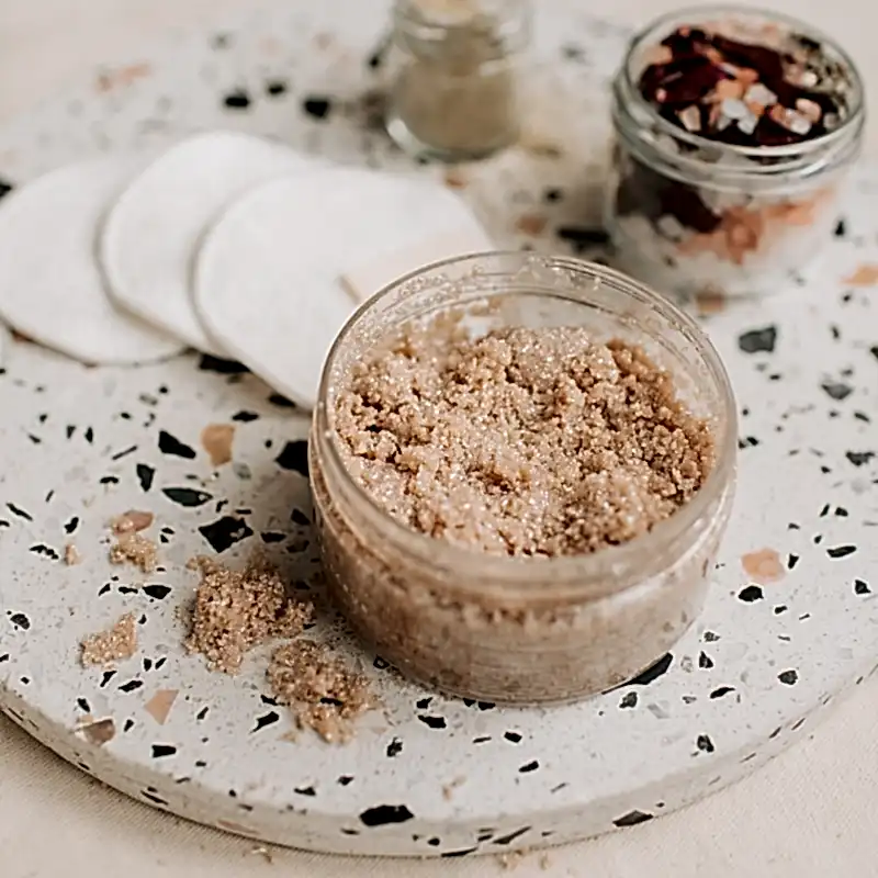 Exfoliating and Nourishing Salt Scrub Recipe from Lore Botanicals
