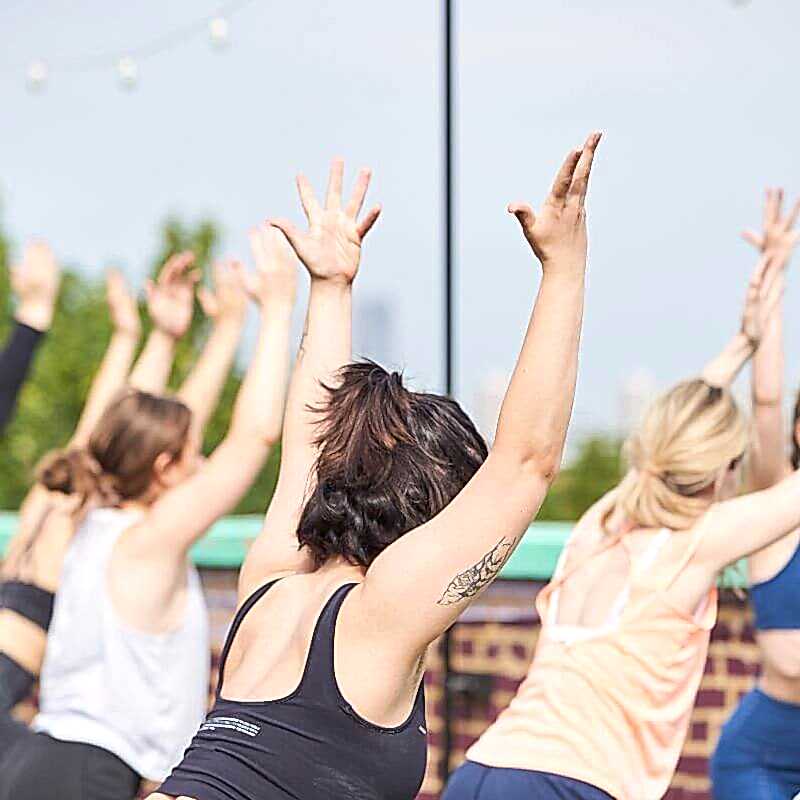 Rooftop Yoga London Rooftop yoga in London